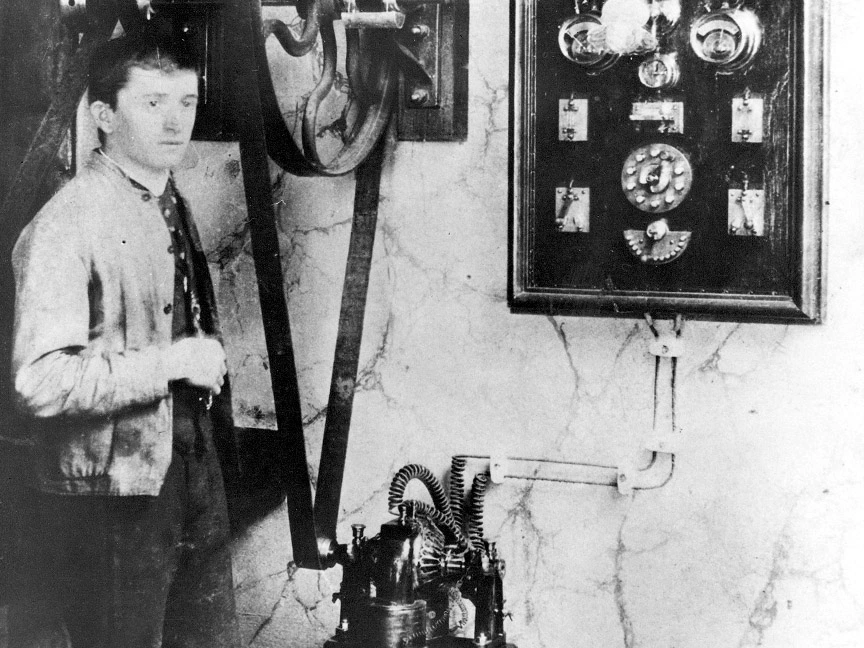 Ferdinand Porsche 18 years old 1894